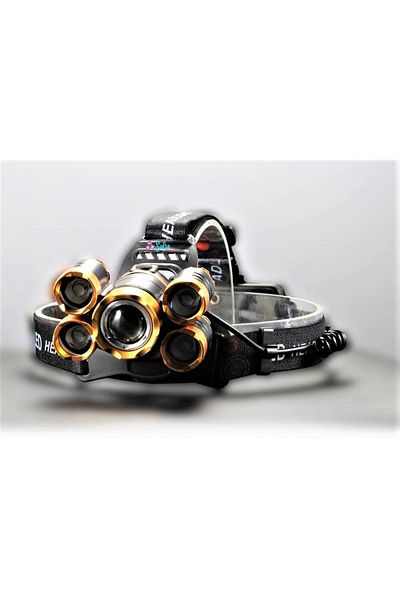 Sofia Concept Headlamp, 5 LEDs, Zoom, Sensor, IPX6, 2 Batteries, 180° Angle, 90° Rotation