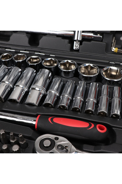 Blasko Set scule profesionale 216 piese din crom-vanadiu, chei tubulare, combinate, biți, clichet