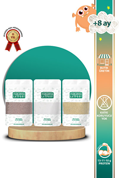 Makarna Lütfen 3'lü Avantajlı Muhallebi Seti