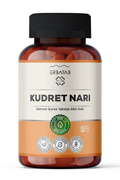 Erbatab 60 Capsules Food Supplement Containing Mighty Pomegranate Extract