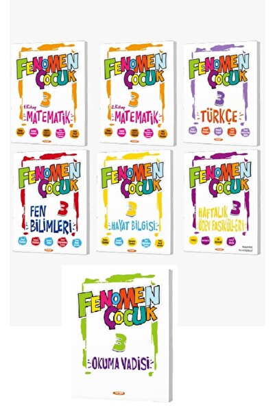 Fenomen Yayıncılık FENOMEN ÇOCUK 3.SINIF SET 2025-2026 YENİ SEZON BASKI 7 KİTAP