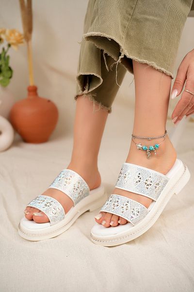 Khayt Sharone Anatomical Orthopedic Comfortable Stoned Daily Women's Slippers