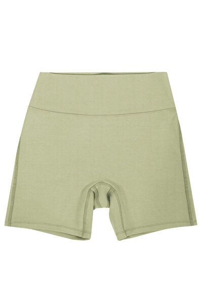 Klotho MAIA Women's Green Colored Modal Short Leggings & Bra Set