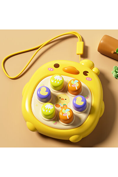 Choice فأرة أرضية صغيرة محمولة على شكل بطة للأطفال لتخفيف التوتر في الجيب