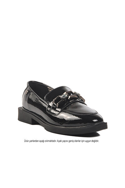 Pierre Cardin Siyah Kırışık Kadın Günlük Ayakkabı