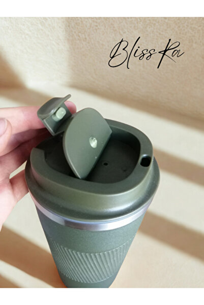 Blissra Stainless Steel Thermos Mug -500 Ml– Coffee Mug with Leak Proof Lid, Portable Steel Cup