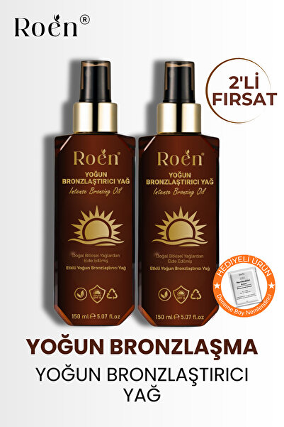 Roen Yoğun Bronzlaştırıcı Yağ, Hindistan Cevizi Içeren Güneşli Ve Güneşsiz Ku...