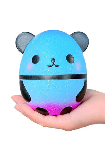 Choice دمية حيوانية إبداعية ناعمة قابلة للضغط على شكل باندا أزرق جديد جامبو ك...