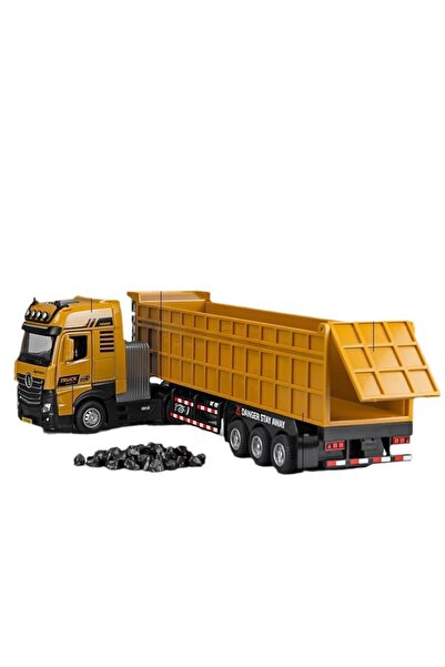 Buldug 35 cm Işıklı ve Sesli Alaşım Damperli Kamyon – Oyuncak İnşaat Aracı