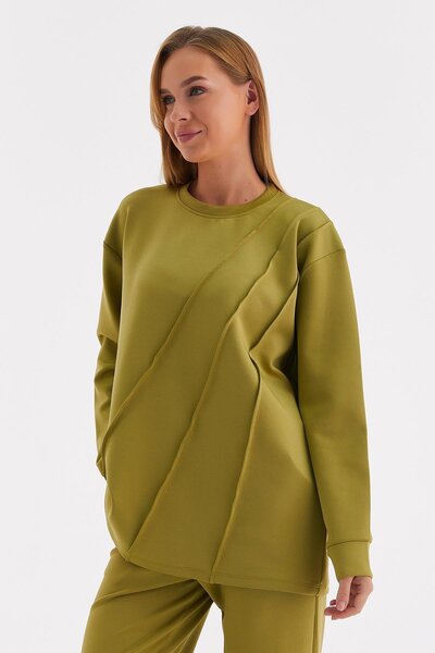 MARKALİSTE Oil Green Neva Suit Set