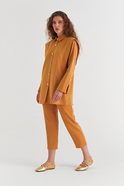 MARKALİSTE Mustard Kayla Crepe Set
