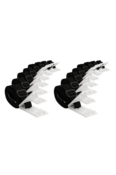 Alloet أسود 16 قطعة 8-16 قطعة أشرطة غطاء حمام السباحة العالمي بطانية شمسية بك...