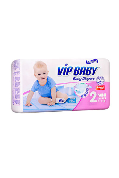 Bebiko Vip Baby scutece copii Mini 3-6 kg (40 buc)