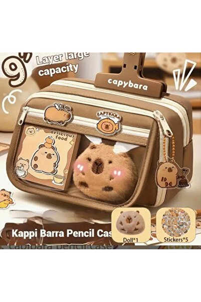 SANRIO CAPYBARA DESENLİ KALEM KUTUSU KAPİBARA KALEMLİK