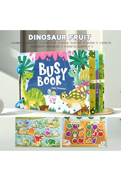 Choice لعبة أطفال من DATGO Montessori Baby Busy Book My First Quiet Book Past...