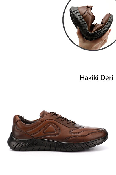 GÖNDERİ(R) Чоловічі шкіряні кросівки з шнурівкою та застібкою