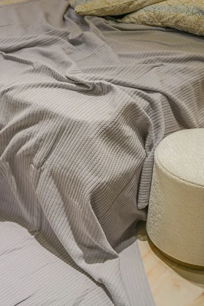 Sofline 100% Cotton Single Summer Knitted Pique, Bedspread, Anti-Sweat Fabric (160X240Cm)