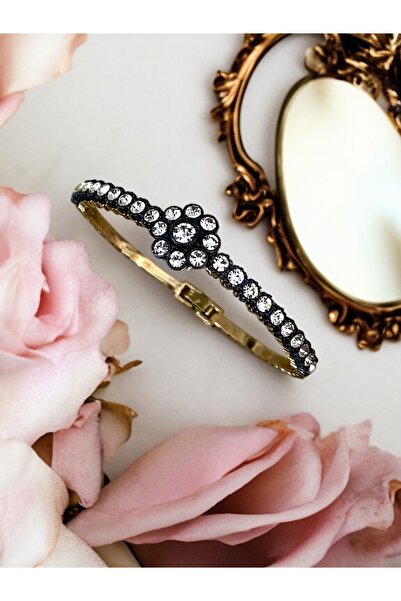 FAYRA ACCESSORIES سوار أصفاد ديزي مرصع بأحجار الزركون