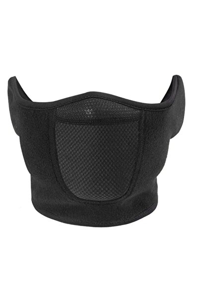 Choice قناع وجه شتوي أسود من الصوف الدافئ للدراجات النارية، قناع نصف تزلج قاب...