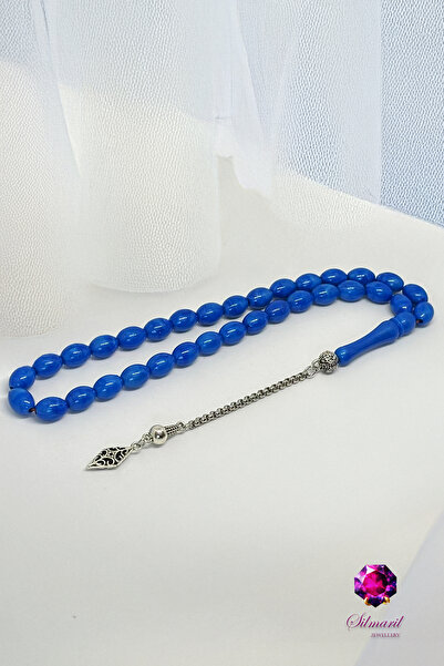 Muammer Köksal Design Kişiye Özel Harfli Erkek Hediyelik Kehribar Tesbih Hare...