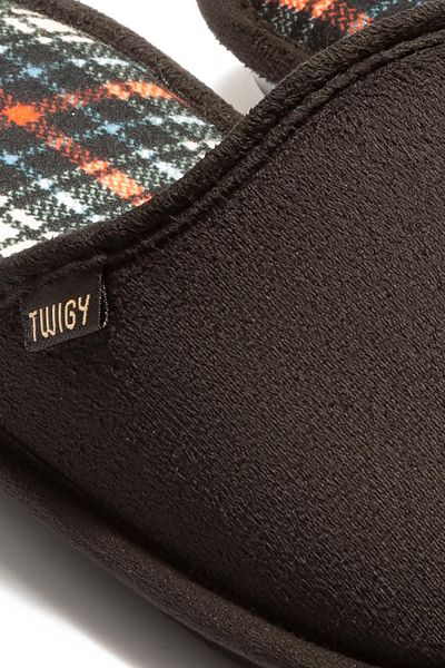 Twigy Tw Plaid Men's House Slippers Orange/Blue 41/46
