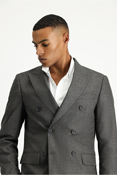 Kiğılı Jachetă cu două piept în dungi Regular Fit