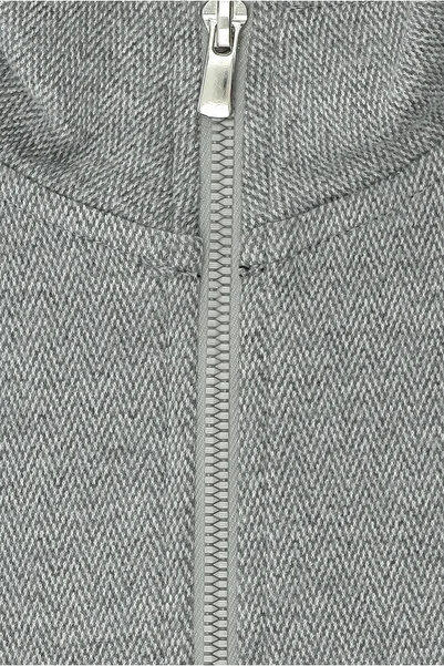 Kiğılı Regular Fit Zippered Bato Collar Sweatshirt