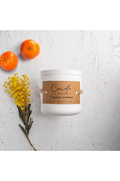 Candle Corner Lumânare parfumată lucrată manual din ceară de soia 100% natura...