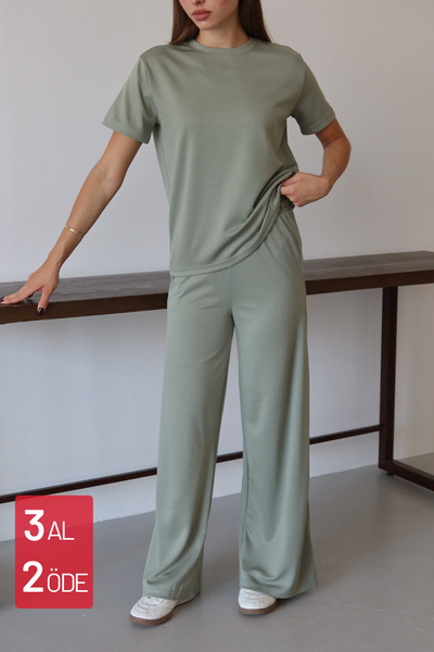 Balenbi Women's Modal Fabric Short Sleeve Tracksuit Set 1098