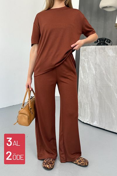 Balenbi Women's Modal Fabric Short Sleeve Tracksuit Set 1098