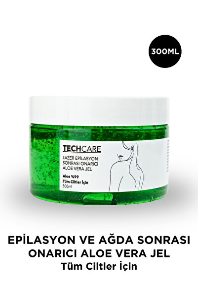 Tech Care ALOE VERA JEL - EPİLASYON VE AĞDA SONRASI YOĞUN ONARICI BAKIM 300ML