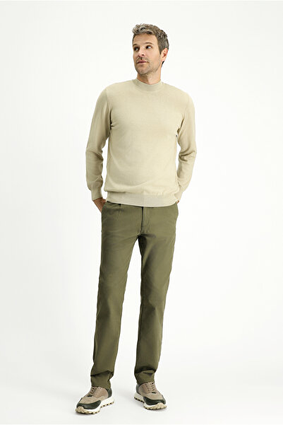 Kiğılı Half Turtleneck Regular Fit Cotton Cashmere Sweater