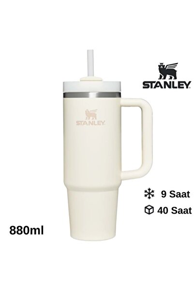 Stanley Quencher H2.O FlowState™ Tumbler Pipetli Termos 0.8L Pipetli Matara BEJ