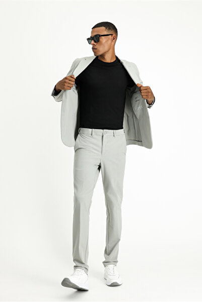 Kiğılı Techno-Line Super Slim Fit Ekstra Dar Kesim Klasik Takım Elbise
