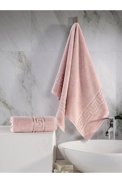 Karna Home Cotton Single Jacquard Greek Towel Powder 70 X 140 cm