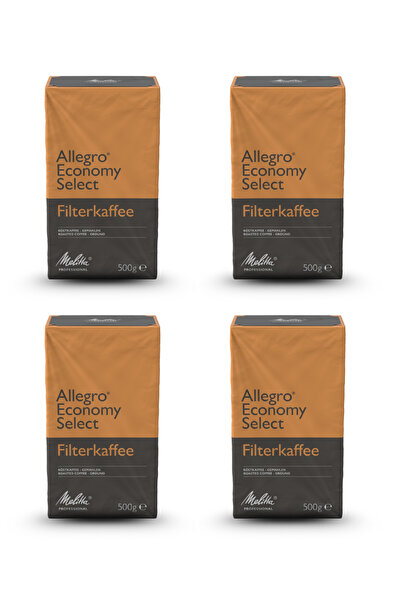 Melitta Professional أليجرو إكوباي سيليكت 500 جرام قهوة مفلترة × 4 قطع