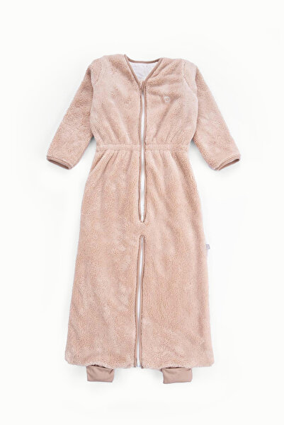 Boumini Wellsoft Çocuk Uyku Tulumu 3-4 Yaş Astarlı Pudra