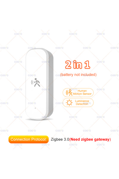 Choice 2 IN 1 10G Human Motion Sensor Tuya Zigbee MmWave Radar Detector with Luminance Temperature Humidity