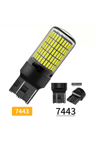 Choice Yellow 7443 W21-5W T20 Oprah 2PCS High Power Car LED Light 1156 BA15S P21W BAU15S PY21W 7440 W21/5W