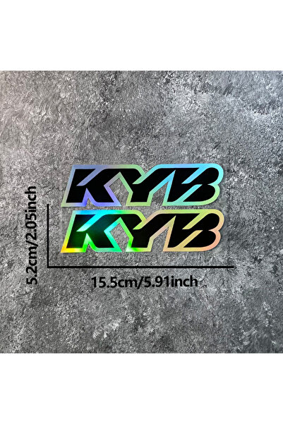 Choice ملصقات شوكة أمامية للدراجات النارية من KYB مقاس 15.5 × 5.2 سم من D-Las...