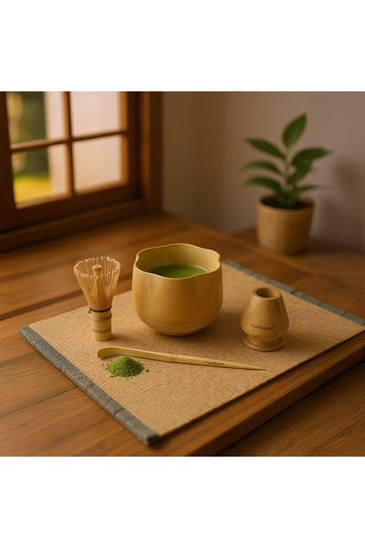 Bambum Cashi 4 Piece Matcha Tea Set