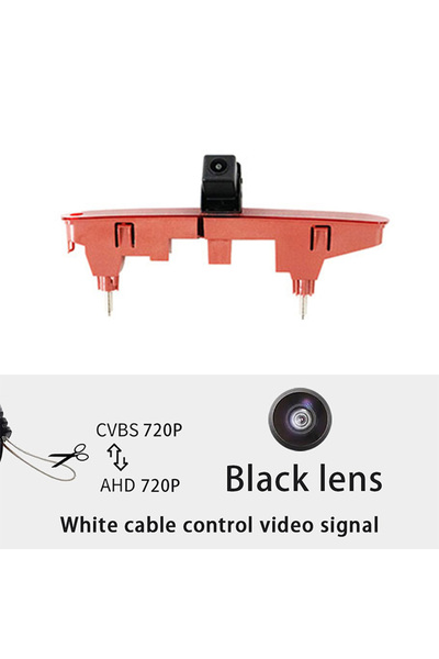 Choice 12 V Black lens AHD 1080P Car Brake Light Rear View Reverse Camera For Citroen Berlingo Peugeot Part