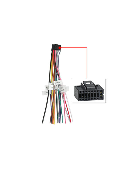 Choice Cable 16Pin For Universal Android Car Radio Power Horn Wire Plug 16 Pi...