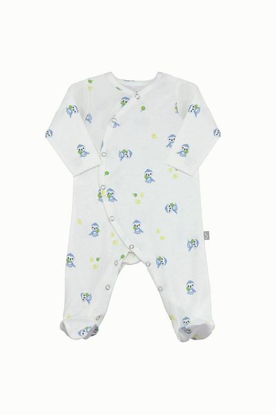 Boumini Baby Booties Jumpsuit Blue Miskin