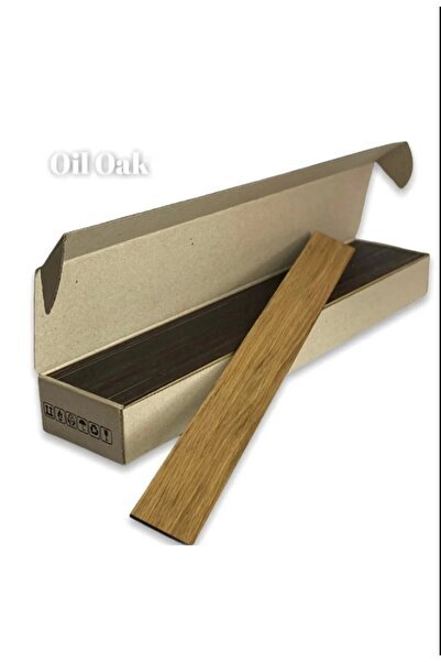 hediyesepetin Iskandinav Duvar Çıtası 5 Adet 50 Cm X 5 Cm Kahverengi - Dekoratif Duvar Çıtası Boyanabilir