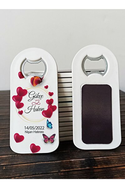 DeryalarDijital 10 Adet Magnet Baskı Nikah Magneti Düğün Magneti Söz Magneti ...