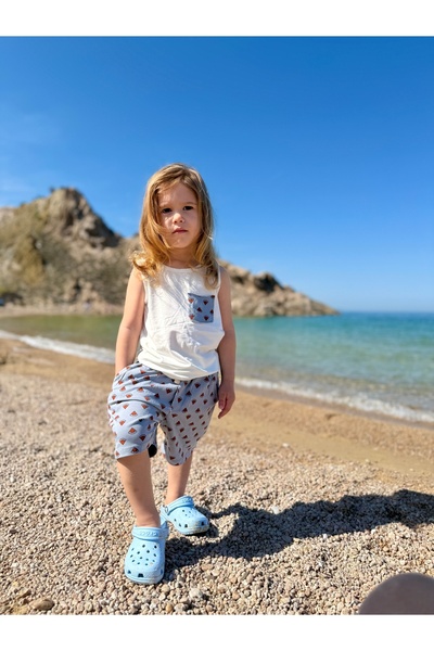 rg kidsstore Karpuz Štampano Dječji set majica bez rukava i šortsa