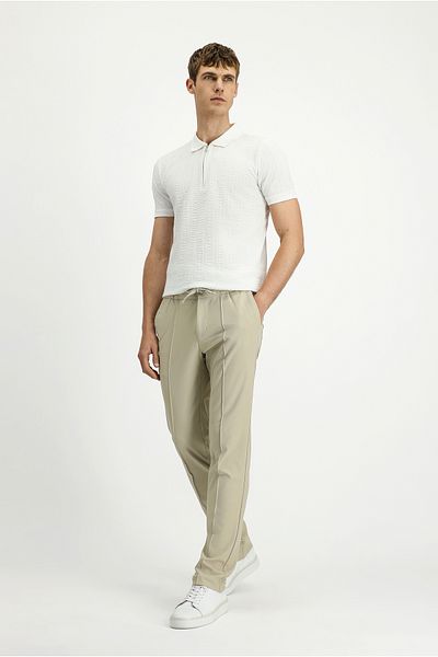 Kiğılı Techno-Line Super Slim Fit Extra Slim Fit Lycra Elastic Waist Drawstring Classic Fabric Pants
