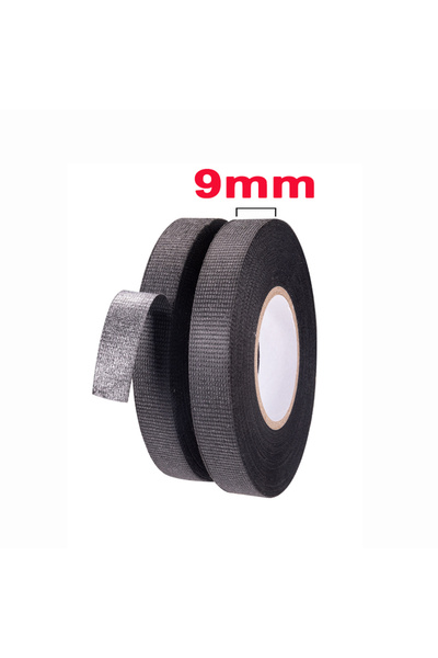 Choice شريط لاصق عازل للكهرباء مقاوم للحرارة والهب بطول 15 مترًا (لفافة واحدة) وطول 9 مم