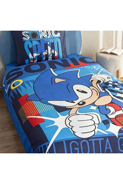 Taç Licensed Sonic Classic Cotton Single Duvet Cover Set